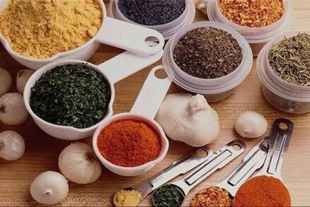 crushed medicinal plants for the treatment of prostatitis