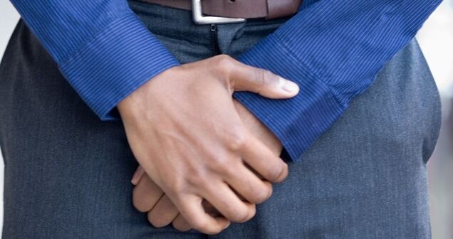 Pain in groin as a symptom of prostatitis in a man