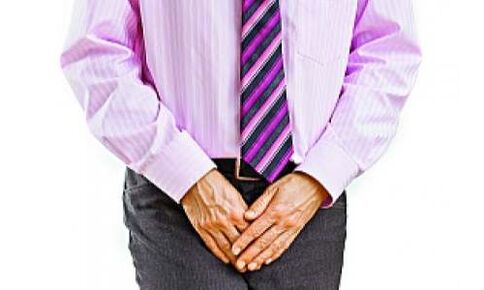 Prostatitis is accompanied by pain in the groin area